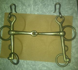 Vintage Horse Bit As Pictured Swivel Shank Snaffle Rust English