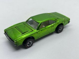 Hotwheels Redline Custom Dodge Charger In Apple Green/light Green