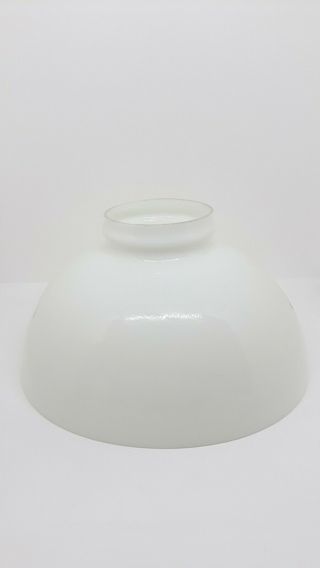 Opal White Oil Lamp Student Shade Aladdin Rayo Coleman 10” Fitter