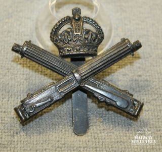 Ww1 Era Canadian Machine Gun Battalion Cap Badge (inv 23882)