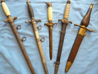 Austro Hungary Dagger Sword Ww1 Ww2 Knife Mvsn Mussolini Ardito