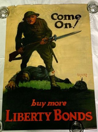 Wwi Us Liberty War Bond Poster 4