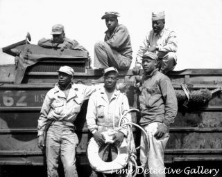 Wwii African American Soldiers On Iwo Jima - 1945 - Historic Photo Print