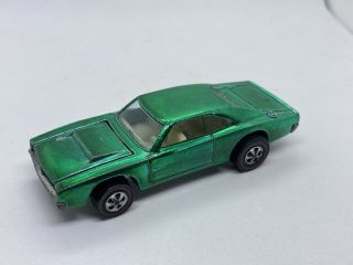 Hotwheels Redline Custom Dodge Charger In Green/graqua