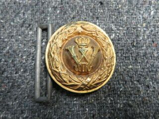 Wwi Imperial German Army Officer Belt Buckle - -