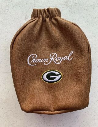 Limited Edition Crown Royal Bag W/ Box Green Bay Packers Nfl Football