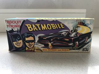 Corgi 267 Batmobile Box 1966/67  Very Rare