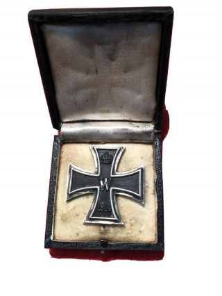 Ww1 German Cased Iron Cross First Class