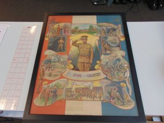 Wwi Poster For Home And Country