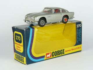 Corgi Toys 270 James Bond Aston Martin D.  B.  5 1/43 Very Rare