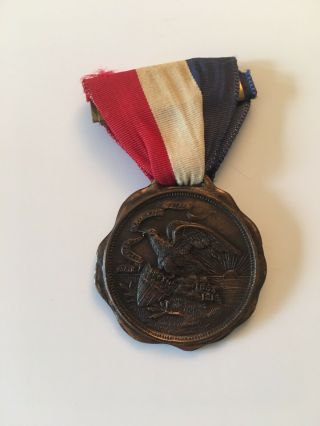 Wwi Us Mc Lean County Illinois Service Medal Attributed To Carl M.  Unzicker