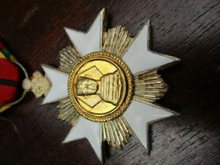 belgium belgian medal : order of the sphinx high order 2