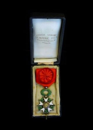 Wwi - Wwii 3rd Republic France French Legion Of Honor Honour Medal 4cl W/ Case