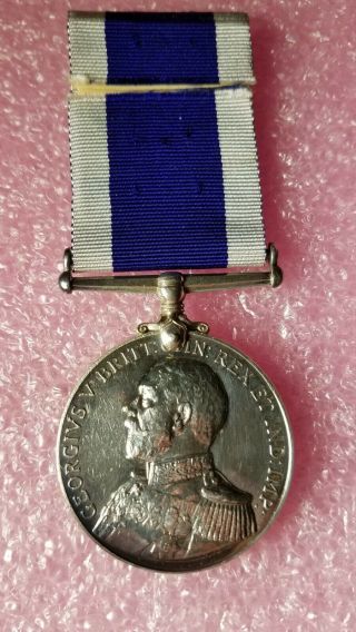 Wwi Royal Navy Service Medal World War Hms Ormonde E.  A.  Bennett 3159