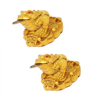 2x Chinese Traditional Feng Shui Money Lucky Fortune Oriental Tabletop Decor