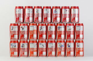 1984 Coca Cola 23 Cans Set From The Usa (san Diego),  Olympics Los Angeles 1984