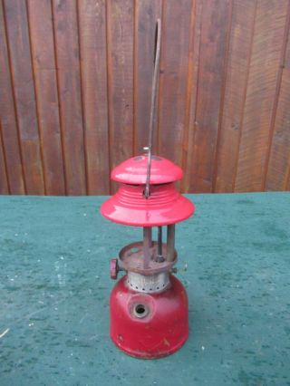 Vintage Coleman Lantern Red Canada Model 200 Dated 3 61 1961