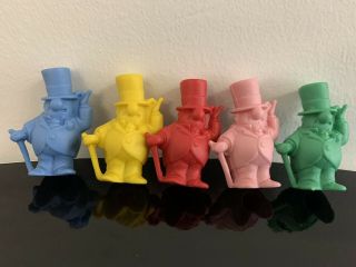 1971 Fritos Wc Fields Pencil Erasers 5 Different Colors