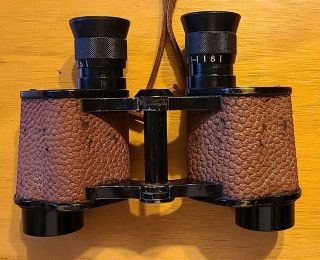 Vintage Bausch & Lomb WW1 US Army Signal Corps EE Binoculars w/Case 3
