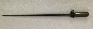 Wwi French Lebel Rosalie Epee Bayonet Circa 1916,  18 " W/ 13” Blade,  Brass Handle