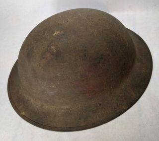 Ww1 Doughboy Helmet With Painted Insignia Stamped Yj 128
