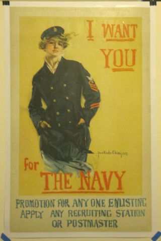 Liberty Loan Poster Linen First World War I Ww1 Wwi 1918 Christy