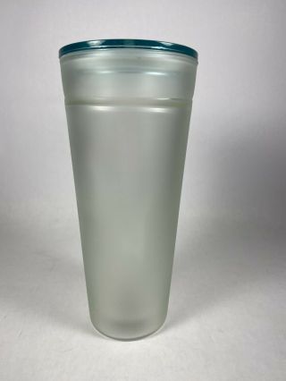 Starbucks Frosted Glass Tumbler 20oz Venti Double Walled Cold Cup Coffee 2017