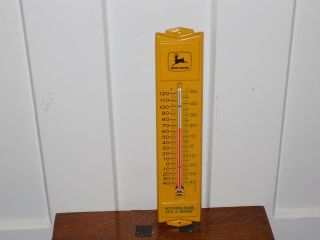 John Deere Metal Thermometer