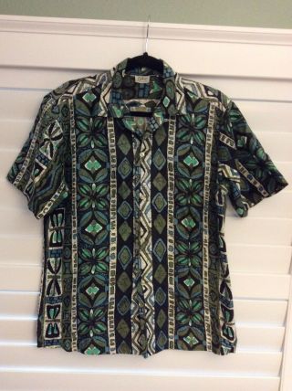 Vintage Lehua Made In Hawaii Aloha Shirt Men’s Size M