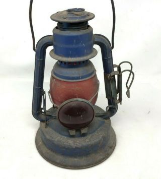 Vintage Dietz Little Wizard No.  1 Bulls Eye Lens Kerosene Lantern Lamp Hong Kong