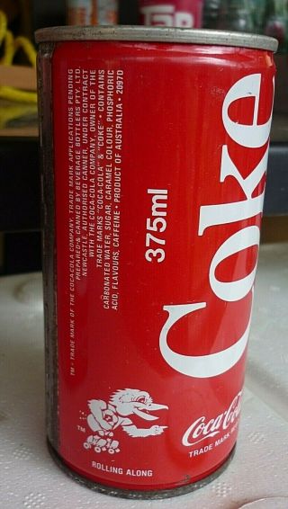Collectable Coca Cola Cans: Kickaburra Youth World Cup Soccer: Rolling Along