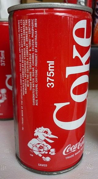 Collectable Coca Cola Cans: Kickaburra Youth World Cup Soccer: Saved