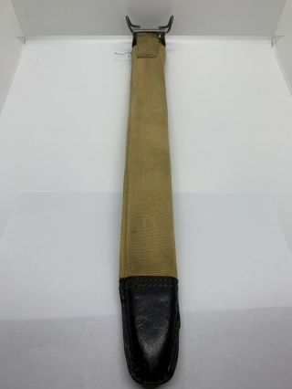 Wwi M1910 Scabbard For M1905 Springfield Bayonet With Khaki Cloth Cover