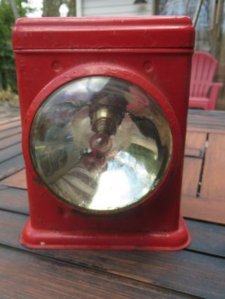 Vintage Delta Red Bird Electric Lantern Dry Cell 2