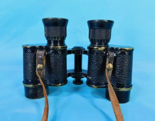WW 1,  British 6X30 Power Binoculars with Case 1916 3