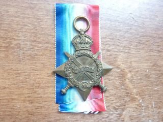Wwi Australian 1914 - 15 Star Medal Issued To,  89 Pte.  D.  Lewis,  1/rmt.  /unit A.  I.  F