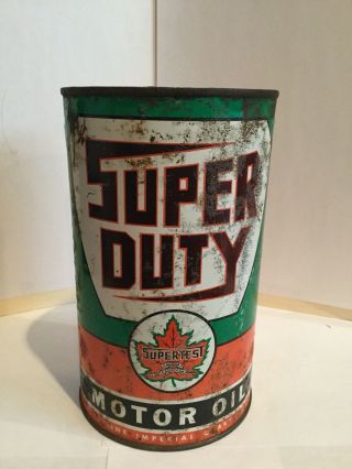 Supertest Duty Oil Can.  No Lid