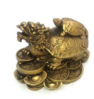 Feng Shui Dragon Turtle Statue 17018