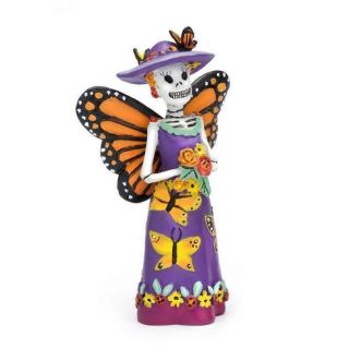 Day Of The Dead Butterfly Fairy Catrina Miniature Halloween Dollhouse: Fall Fair