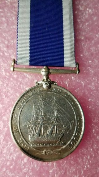 WWI Royal Navy Service Medal WORLD WAR HMS LILAC J.  W.  Forth 301334 2