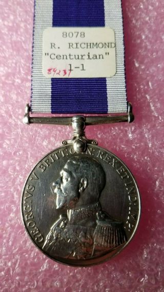 Wwi Royal Navy Service Medal World War Hms Centurian R.  Richmond 22522