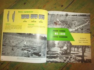 1950 ' s John Deere Model MC Track Type Tractor Adv Brochure, 3