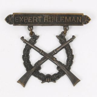 Wwi Usmc Marine Corps Expert Rifleman Qualification Badge