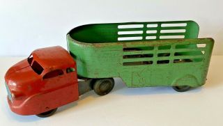 Vintage Wyandotte Toys Express Pressed Steel Truck & Trailer