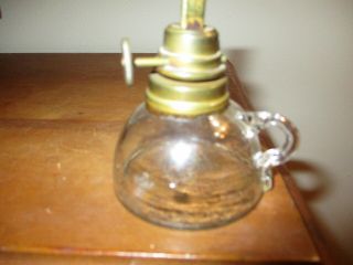 Extra Small Miniature Finger Oil Lamp Child ' s Toy?? Hand Blown Antique Ca.  1860 2