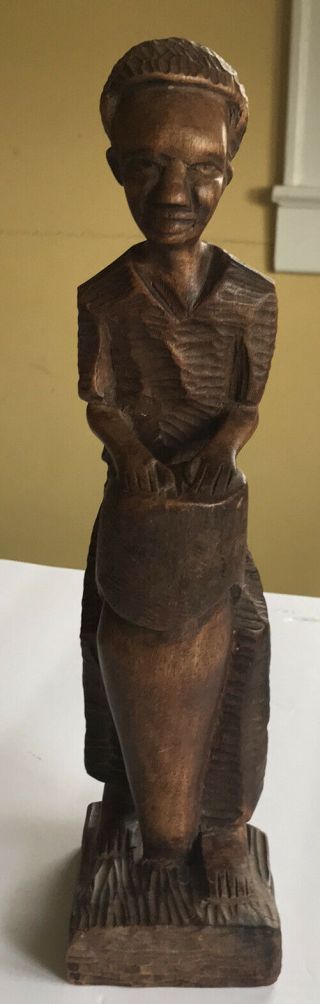 Hand Carved African Wooden Statue