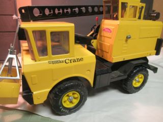 Tonka Vintage Mighty Crane Big Construction Earth Mover Toy Truck Usa Ship