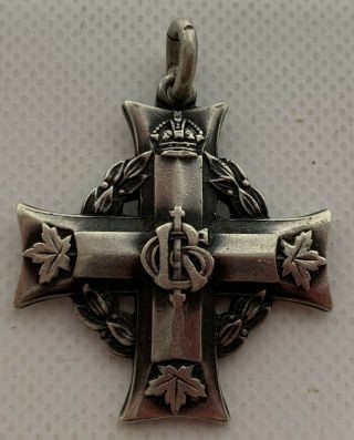 1914 - 18 Ww1 Canada Memorial Cross Medal