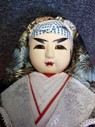 Papa San Mama San Japan Wedding Hime Daruma Vintage Dolls 9 Inch Size 3