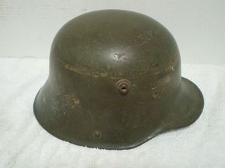 Ww1 German M17 Steel Helmet,  Et64,  With Ring,  Liner Pins